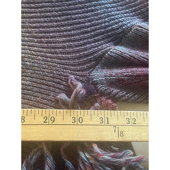 KAKTUS WATERFALL CARDIGAN WOMENS 2X3X FRINGE WARM BOHO SOUTHWESTERN OPEN SWEATER - Picture 12 of 12